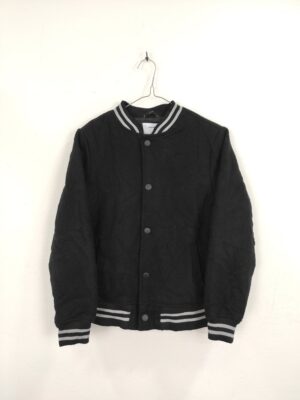 Chaqueta Bomber Negra Old Navy S