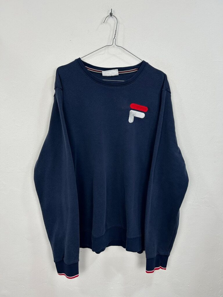 Sudadera Fila Azul Logo Grande XL