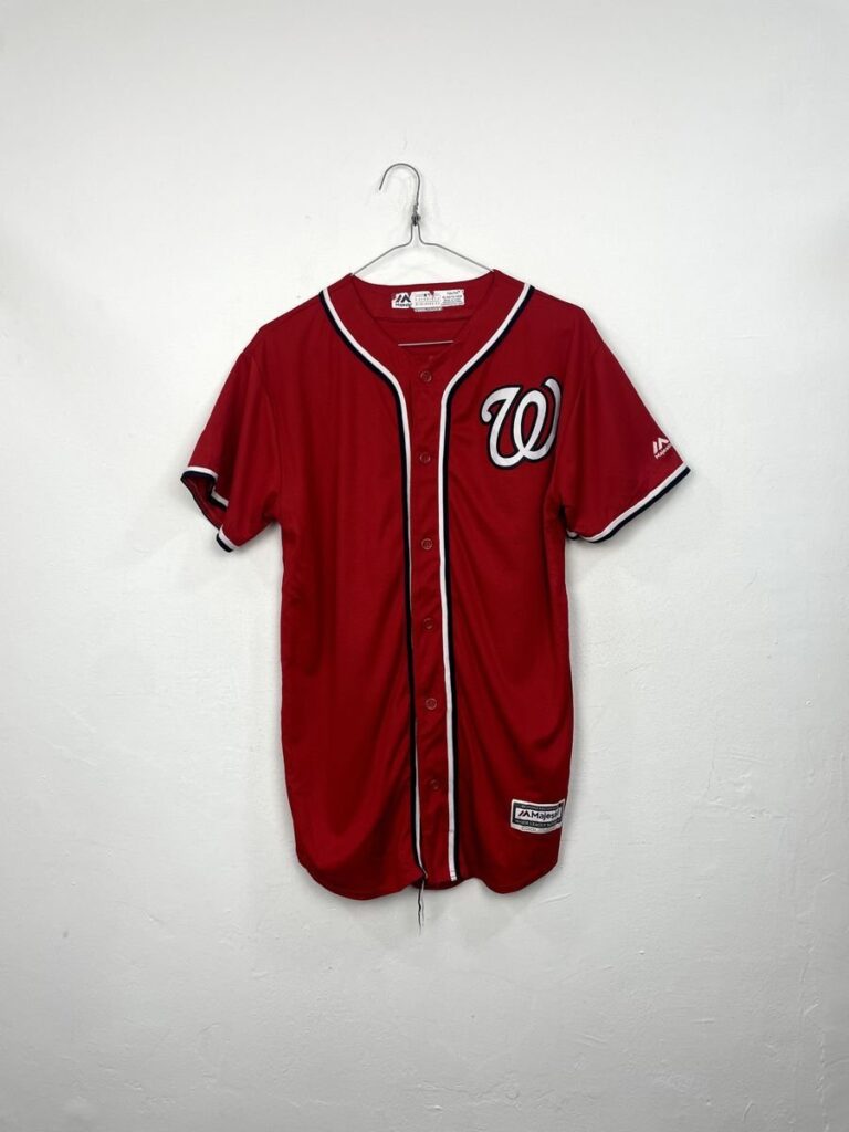 Camiseta Baseball W Nationals Roja S