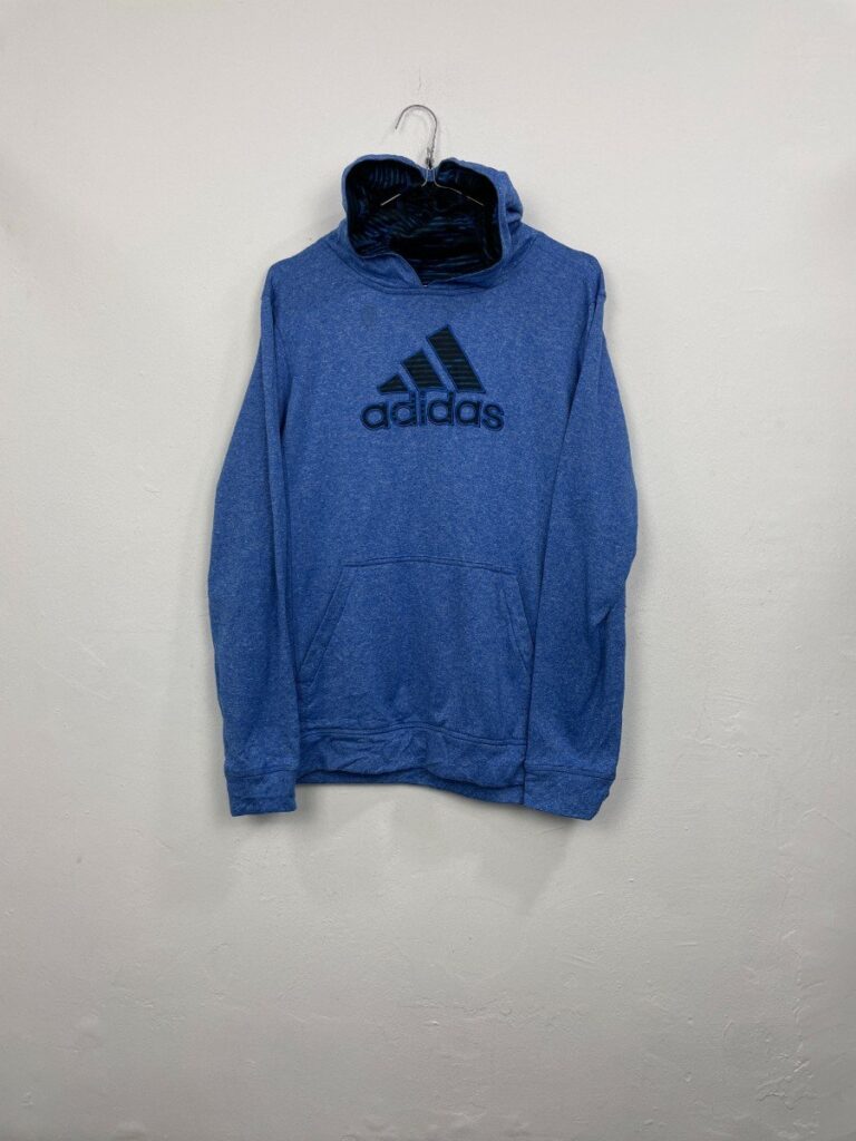 Sudadera Adidas Bordado Azul S