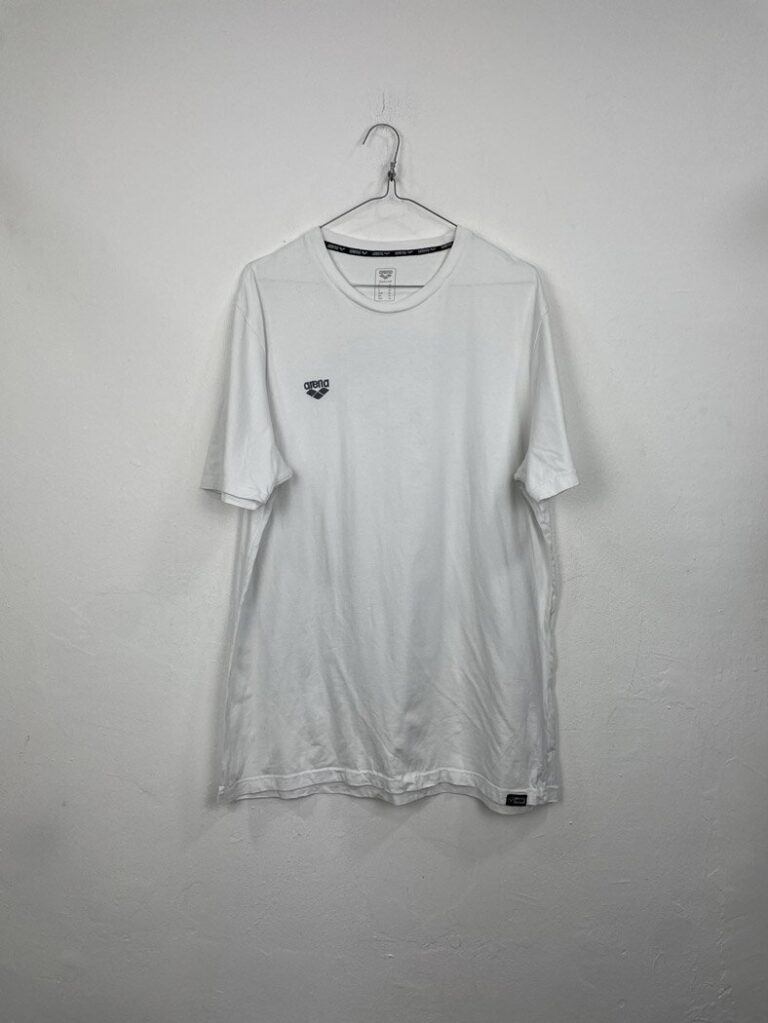 Camiseta Arena Bordado Blanca XL