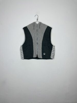 Sudadera Chaleco Arena Gris L