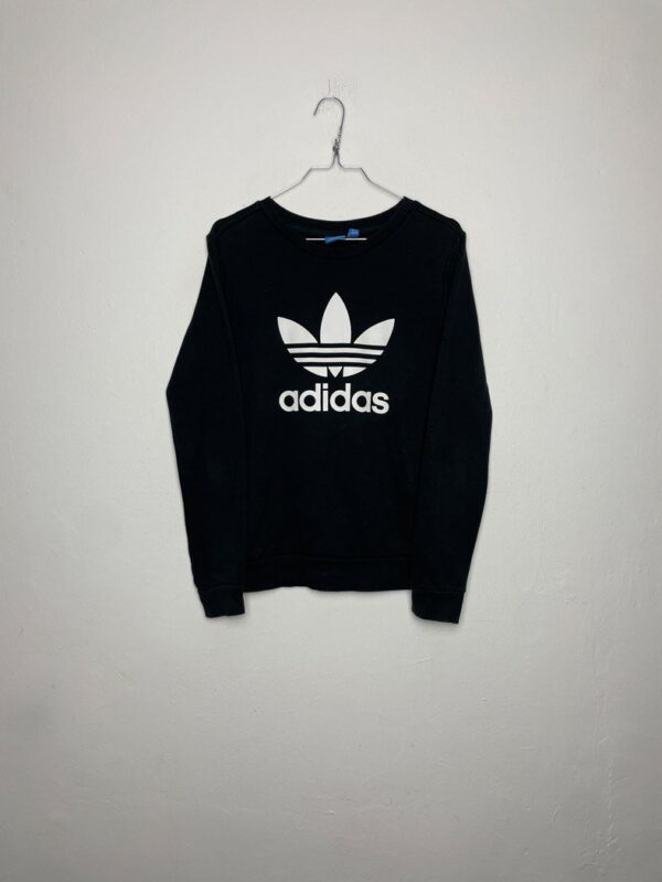 Sudadera Adidas Fleur Logo Negra S
