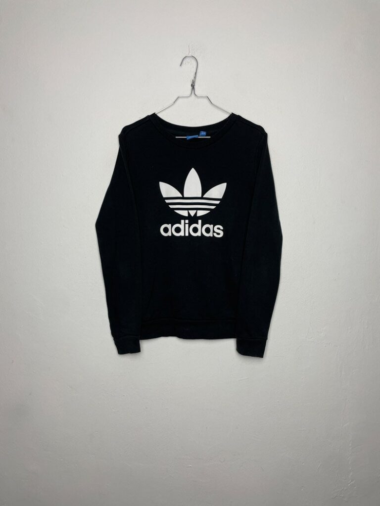 Sudadera Adidas Fleur Logo Negra S