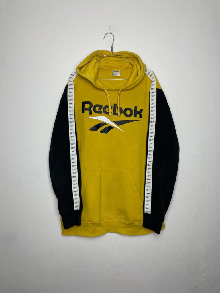 Sudadera Reebok Amarilla y Negra XXL
