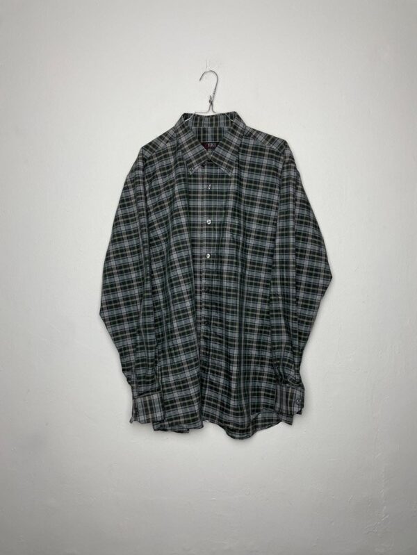 Camisa M. Larga Eki Cuadros Osc. XXL