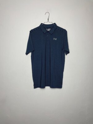 Polo Under Armour Azul Mar. Rayas S