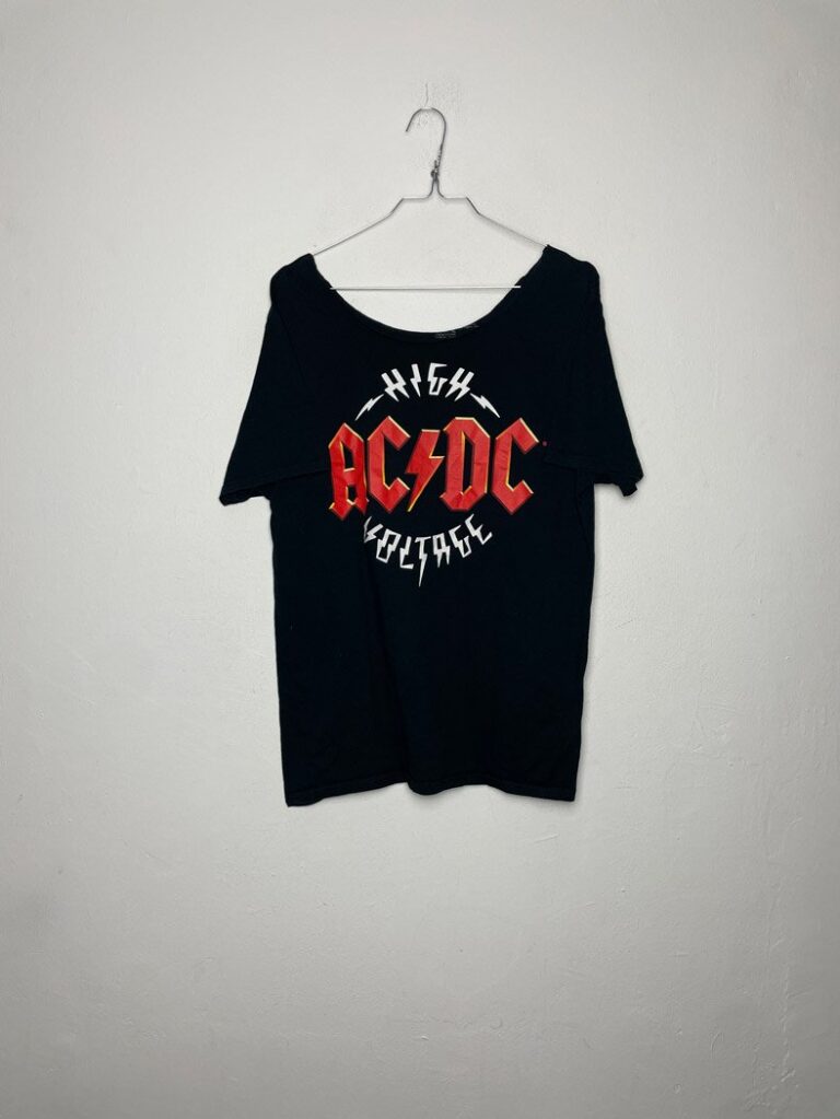 Camiseta ACDC High Voltage Negra S