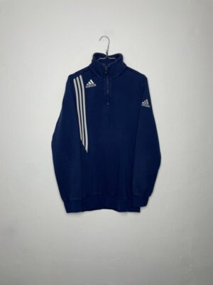 Sudadera Half-Zip Adidas Azul Mar. M