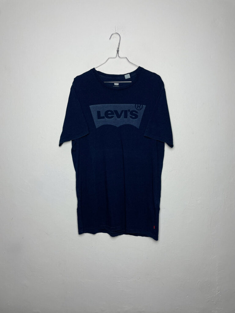 Camiseta Levi's Box Logo Azul Mar. M