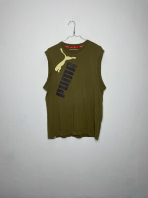 Camiseta Sleeveless Puma Caqui L