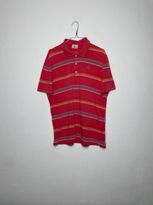 Polo Lacoste Coral Rayas L