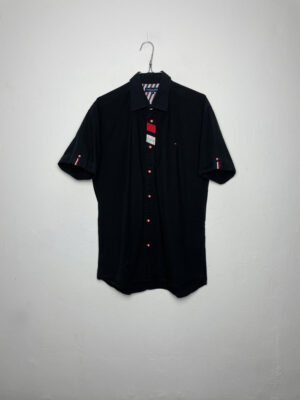 Camisa Tommy Hilfiger Slim Negra L