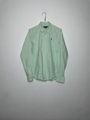 Camisa Ralph Lauren Verde Rayas S