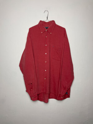 Camisa Tommy Hilfiger Linen Red XXL