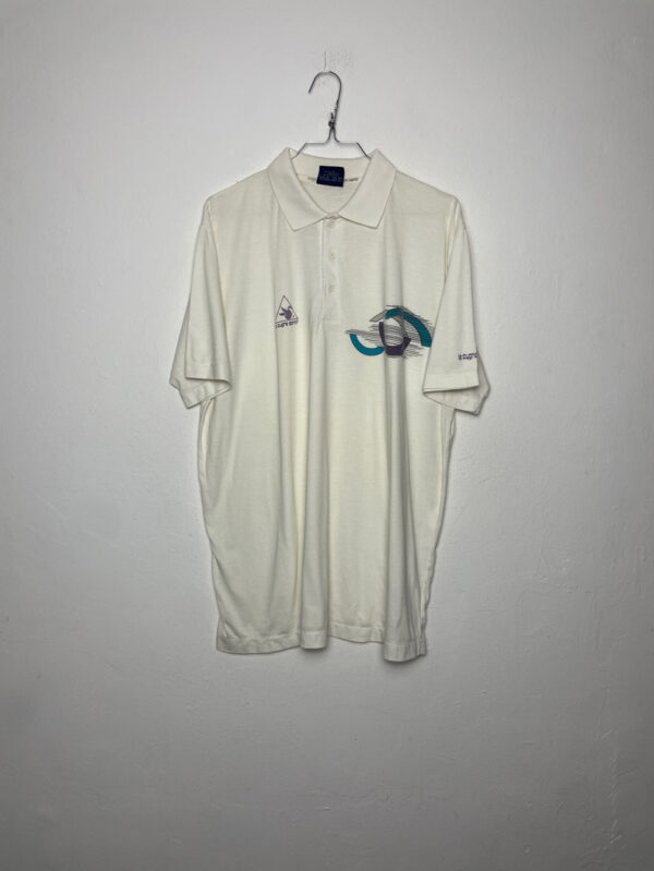 Polo Le Cygne Sportif Blanco XL