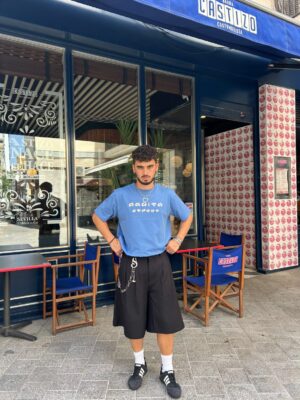 Camiseta Agüita Nubes Azul Claro