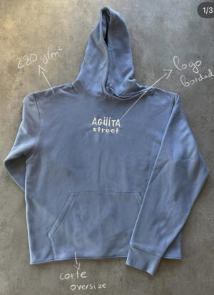 Sudadera Agüita Azul Celeste