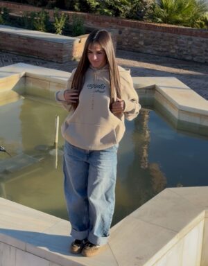 Sudadera Agüita V2 Beige