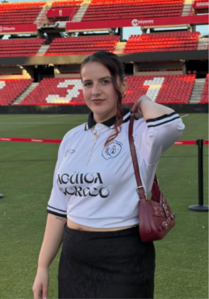 Camiseta Agüita Street CROP Futbol Blanca