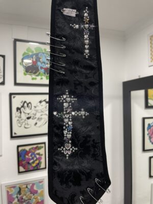 Corbata Cruces Lentejuelas