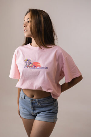 Camiseta Continuous Beach Pink