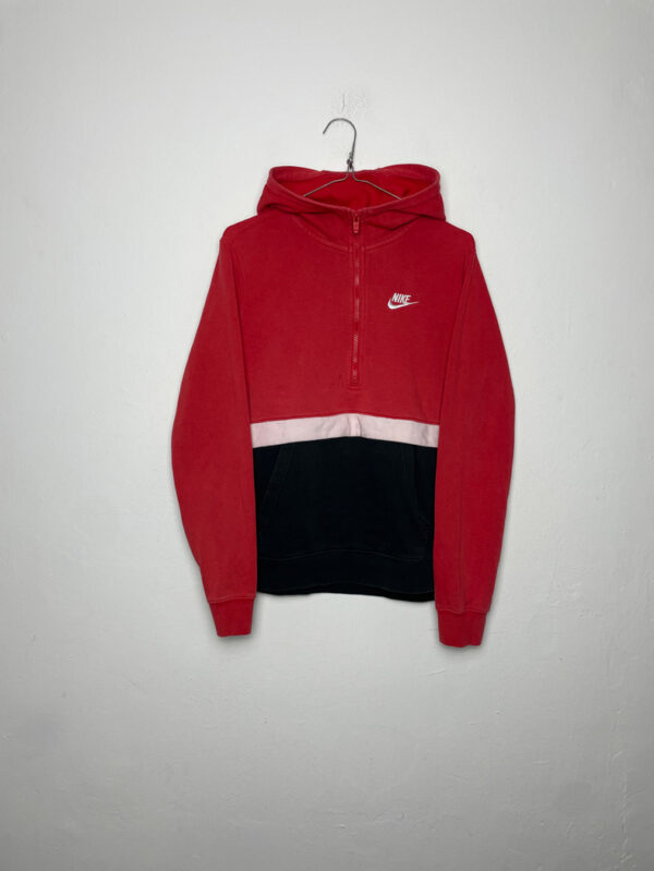 Sudadera Half-Zip Nike Red & Black S