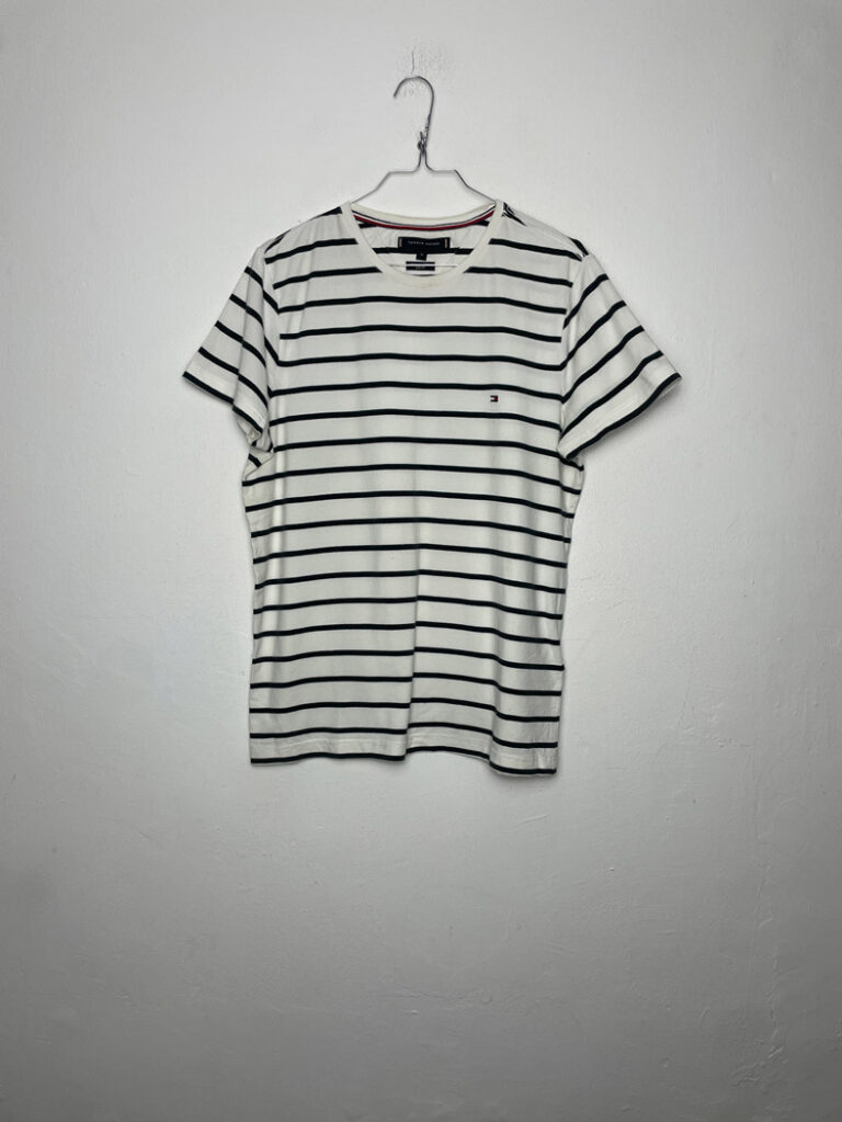 Camiseta Tommy Hilfiger White Stripes M
