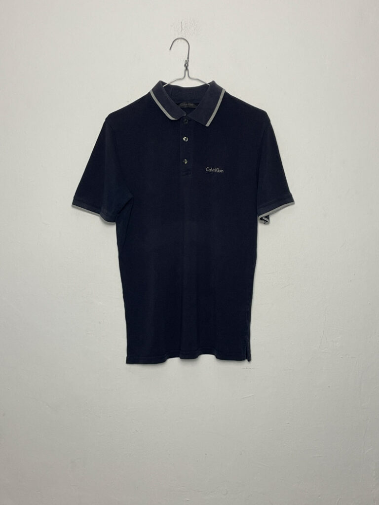 Polo Calvin Klein Navy & Grey M