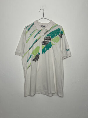 Polo FILA Green Stains L