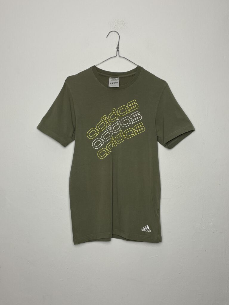 Camiseta Adidas Forest Green Letters S