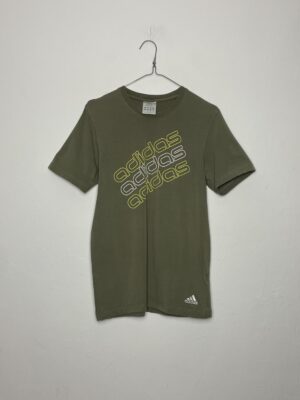 Camiseta Adidas Forest Green Letters S