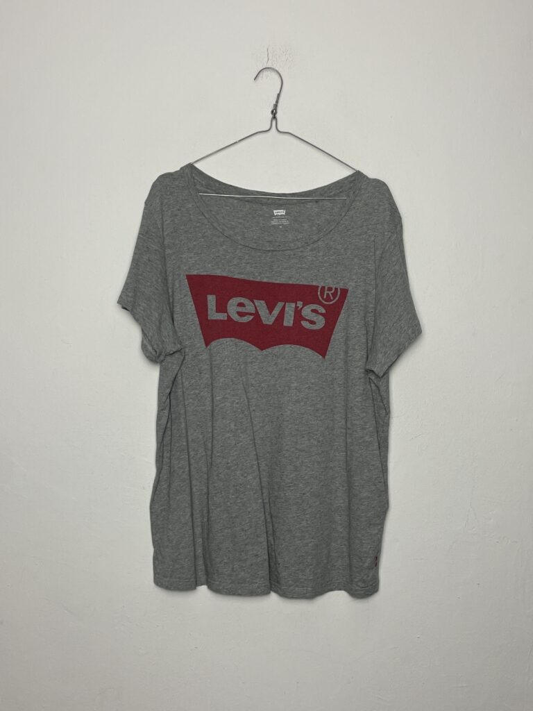 Camiseta Levi's Boat Neck Gris XL