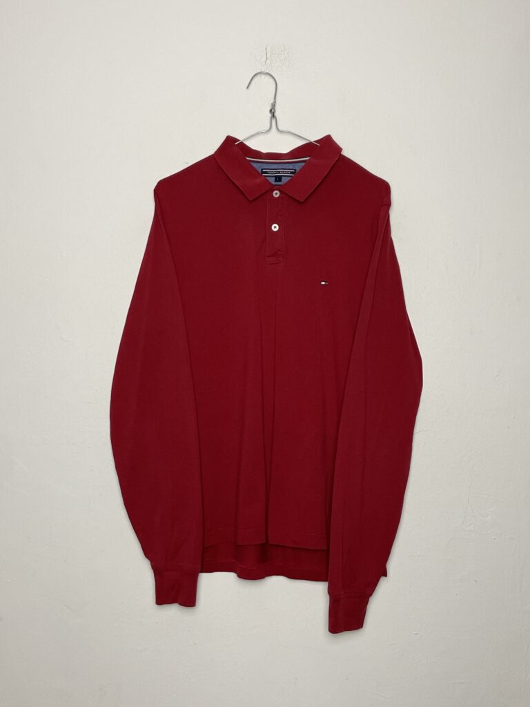 Polo Tommy Hilfiger Basic Red Slim L