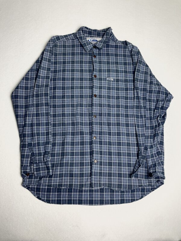 Camisa Quiksilver Navy Squares XL