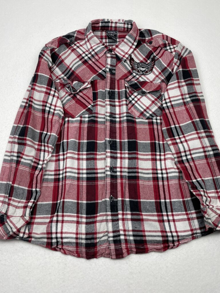 Camisa Avirex Red Squares S