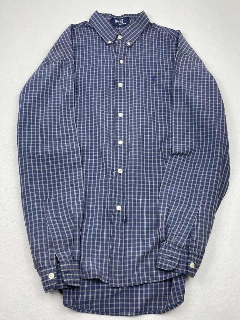 Camisa Ralph Lauren Replica Blue Squares XXL