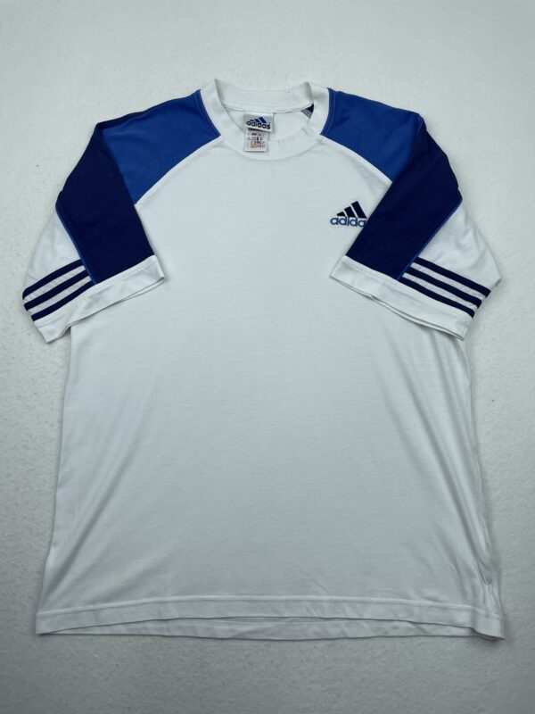 Camiseta Adidas Vintage White & Blue XL