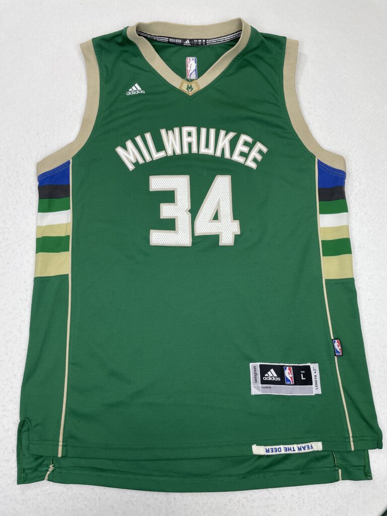 Camiseta NBA Replica Milwaukee Bucks Anteto L