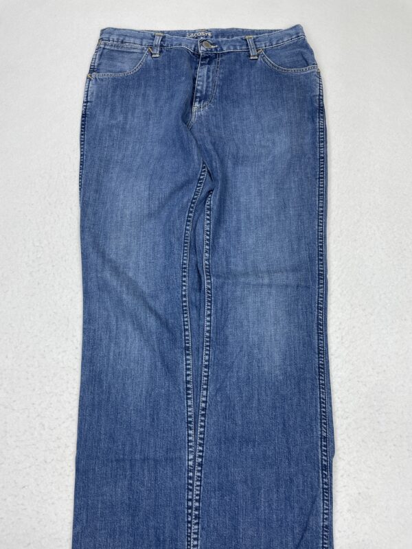 Vaqueros Straight Lacoste Embroidered Pocket 40