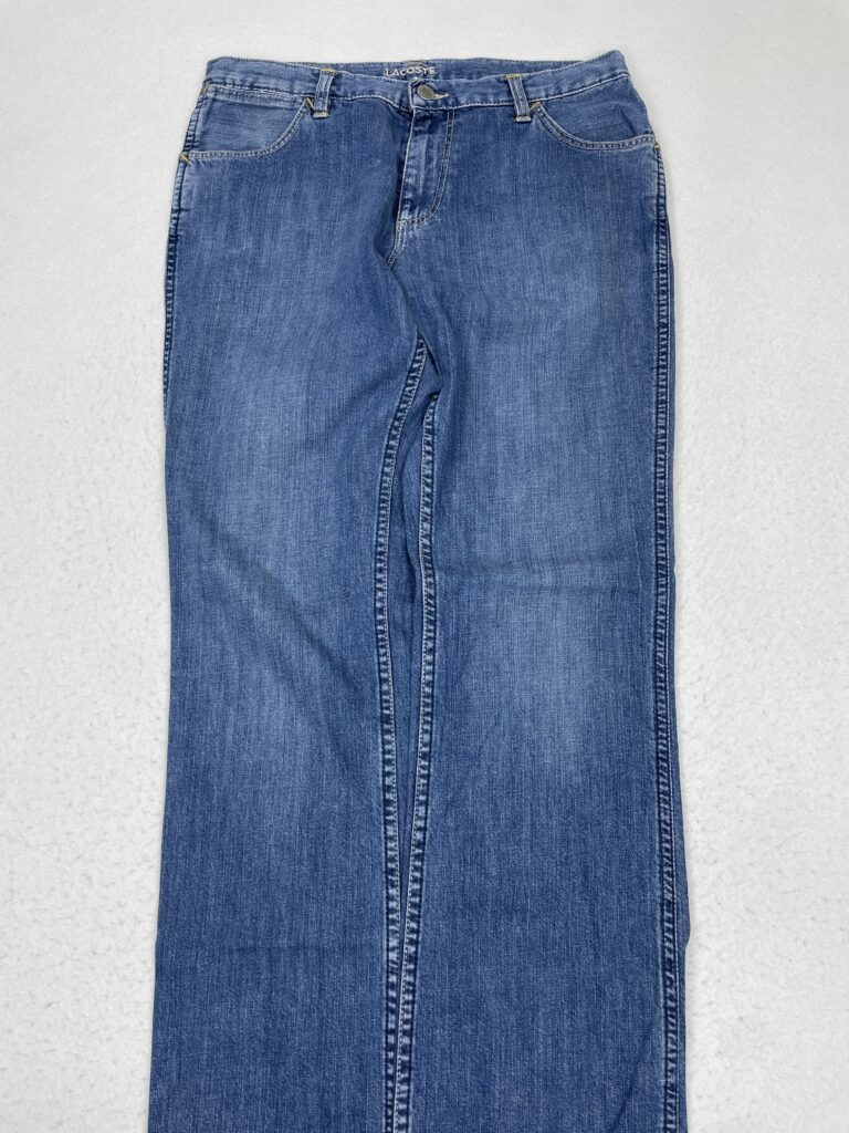 Vaqueros Straight Lacoste Embroidered Pocket 40