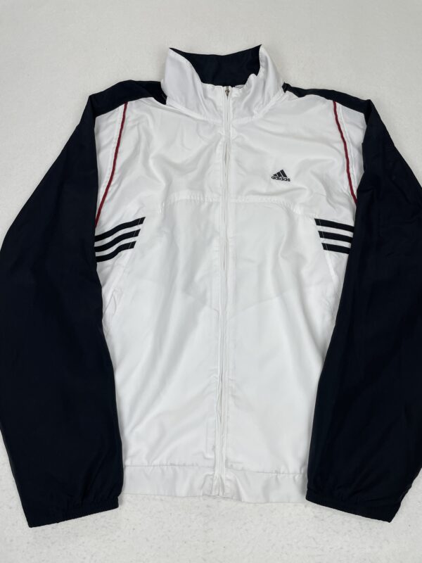 Chaqueta Adidas White & Red Lines XL