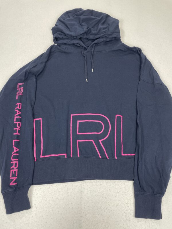 Sudadera Crop Lauren Ralph Lauren Pink Sign XXL