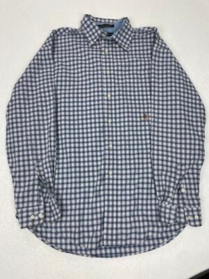 Camisa Tommy Hilfiger Crest Blue & White XL