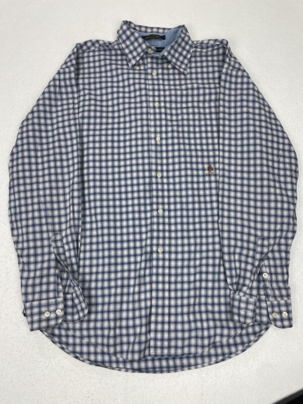 Camisa Tommy Hilfiger Crest Blue & White XL