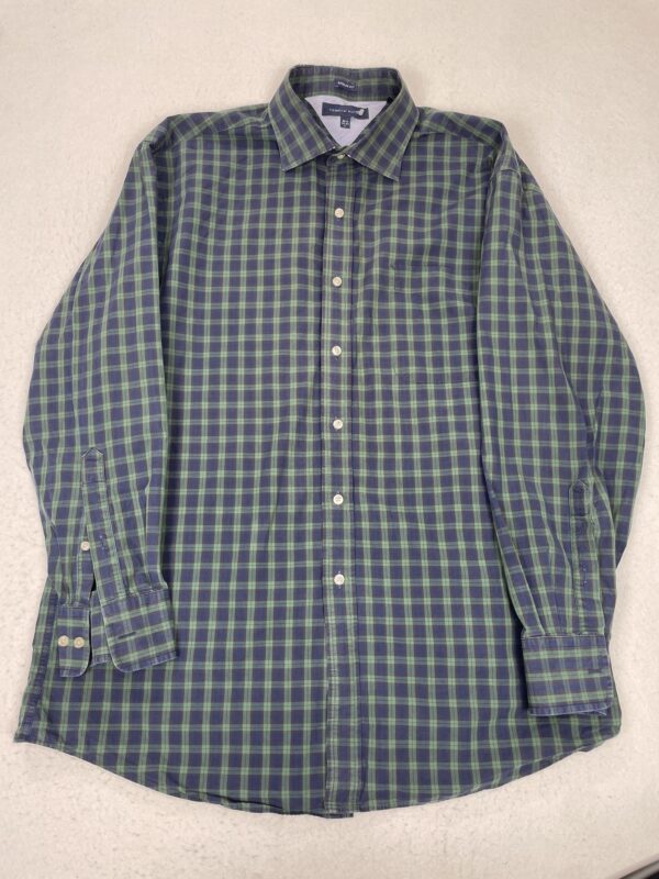 Camisa Tommy Hilfiger Pocket Forest & Navy L