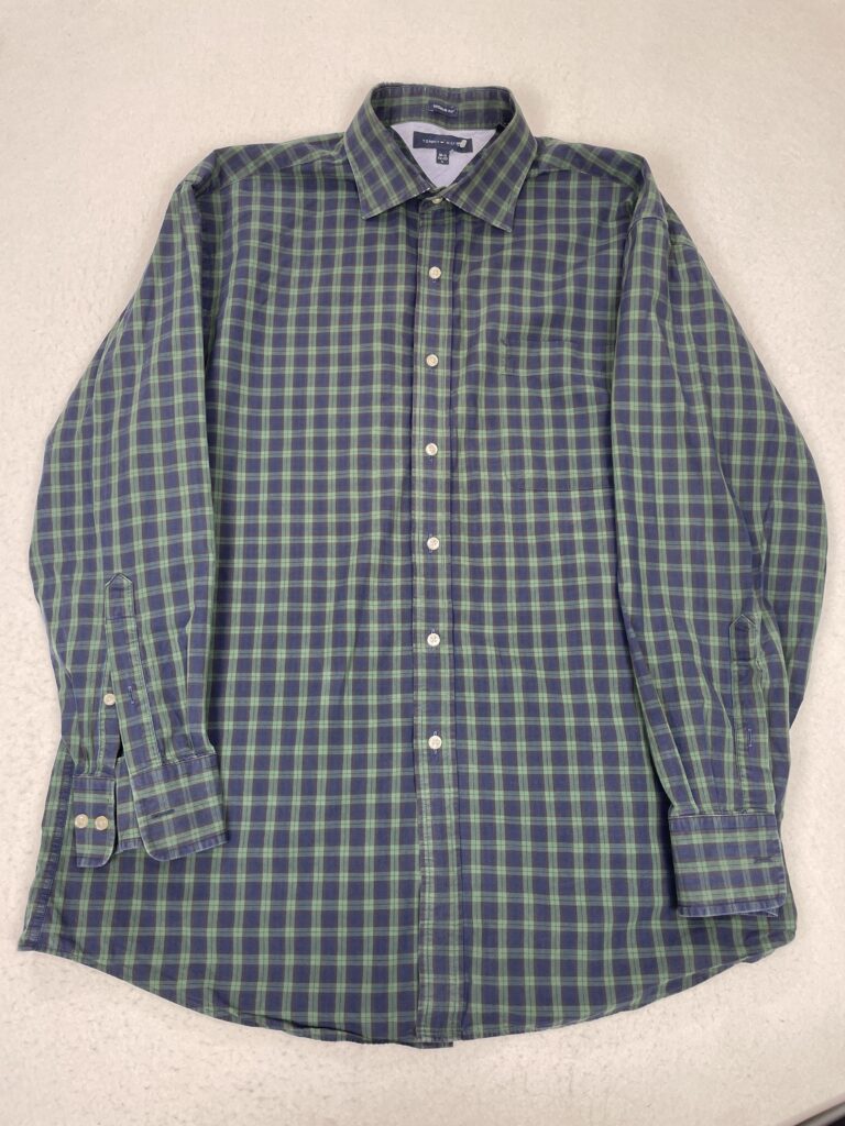 Camisa Tommy Hilfiger Pocket Forest & Navy L