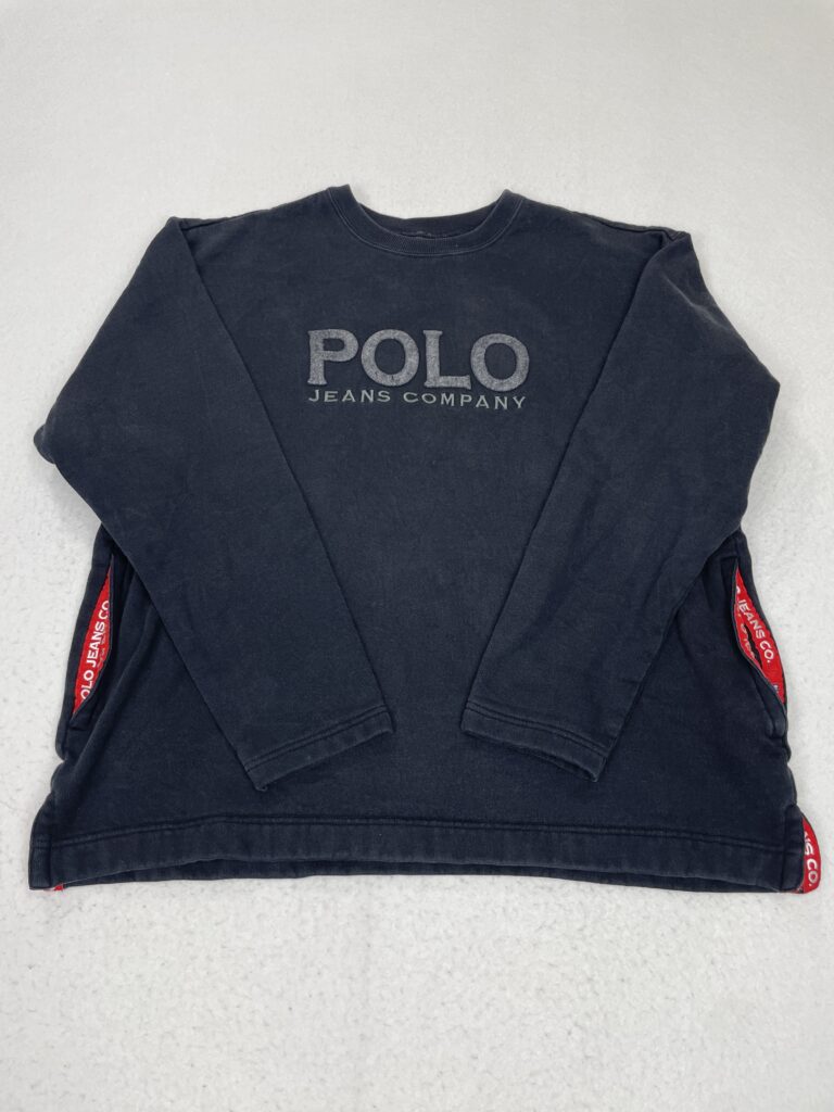 Sudadera Polo Jeans Comp. Full Black L