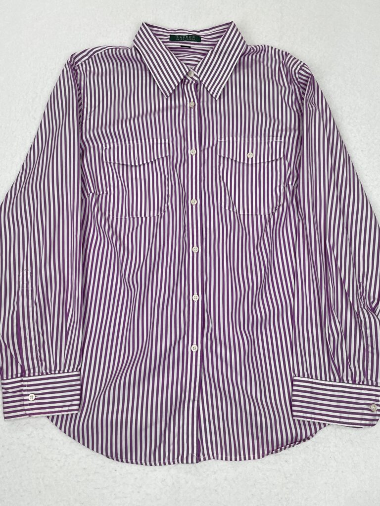 Camisa Lauren Ralph Lauren Purple Lines XL
