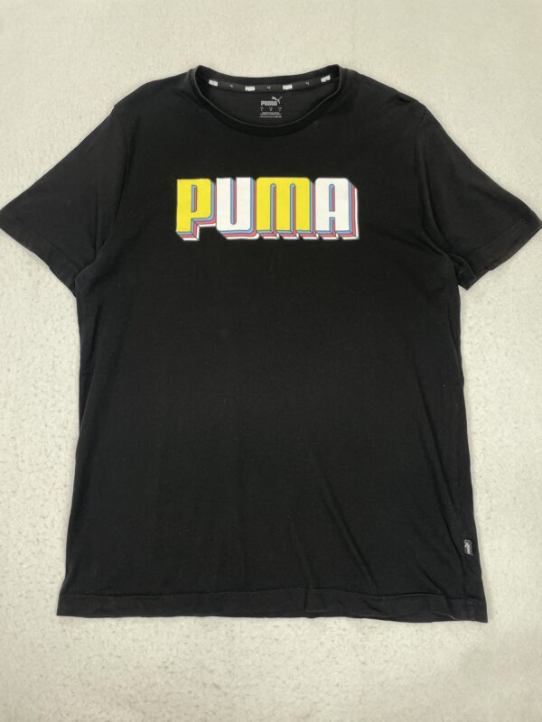 Camiseta Puma 3D Logo Black L